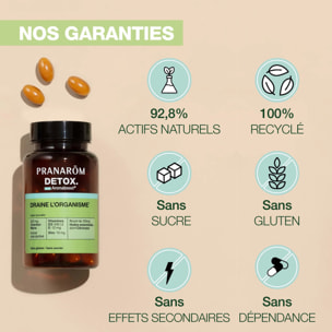 Pranarom - Complément alimentaire Détox - 60 capsules