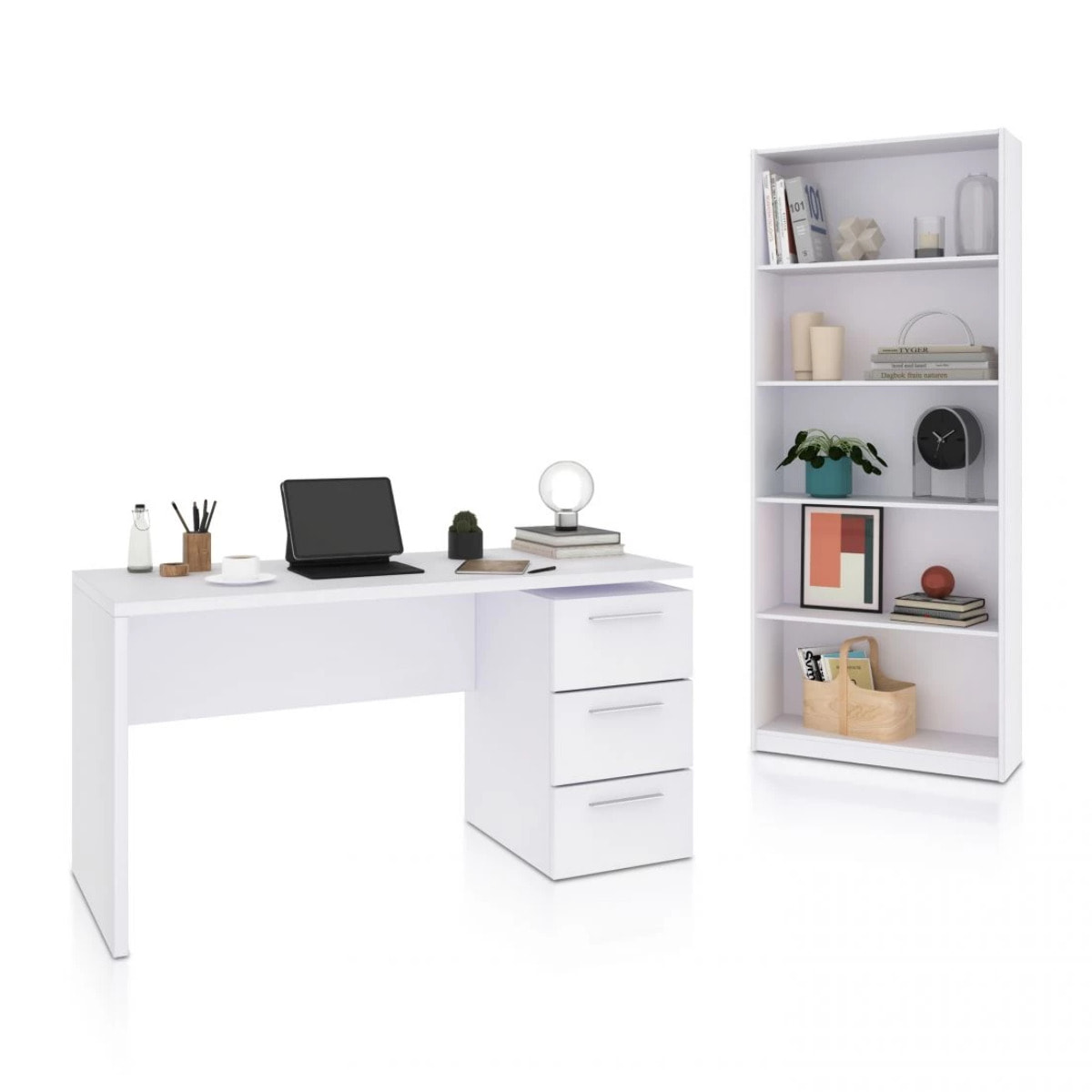 Pack office Sasha Plus Blanco Artik (Blanco Mate)
