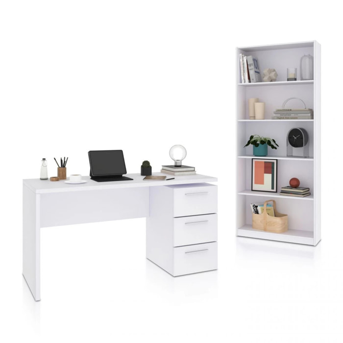 Pack office Sasha Plus Blanco Artik (Blanco Mate)