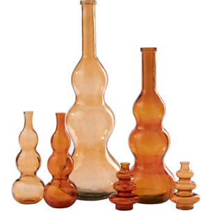 J-Line Vase - verre - orange