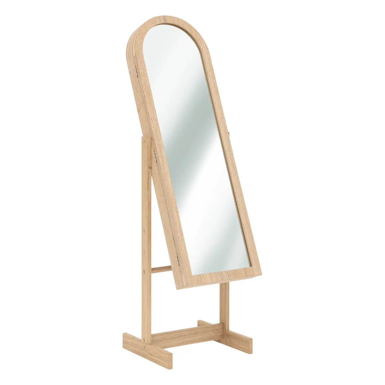 Armoire à bijoux sur pied H145cm bois