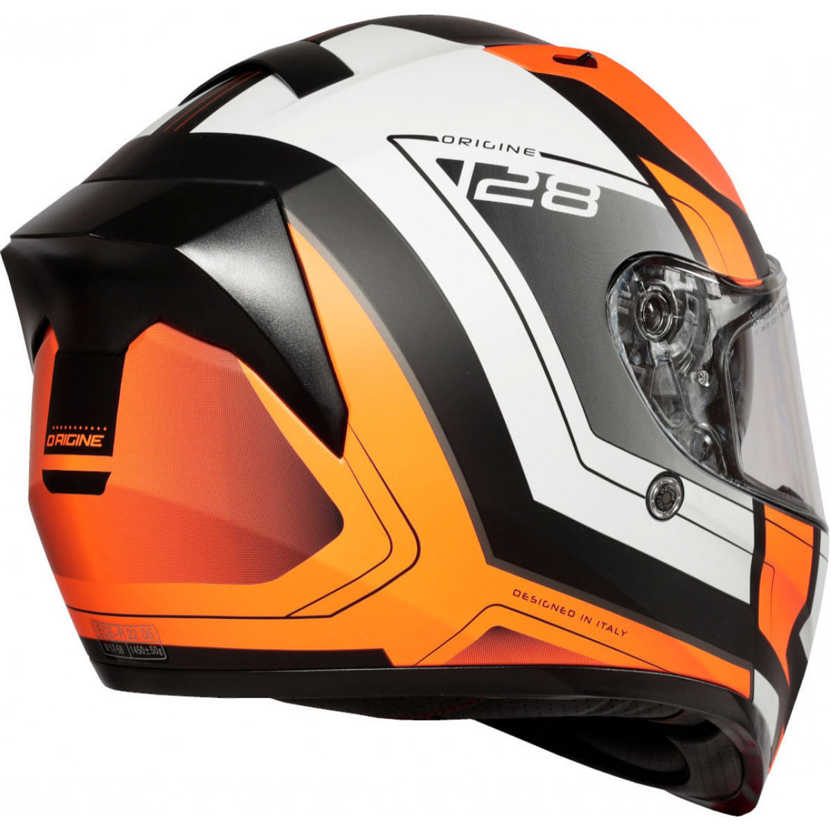 CASCO STRADA ADVANCED MATT FLUO ORANGE ORIGINE