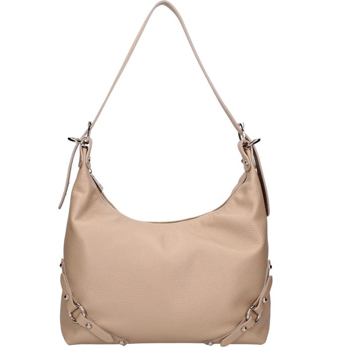 Borsa a spalla da donna - Modello Fiorenza Lux - Vera pelle - 30.0 x 30.0 x 9.0 cm