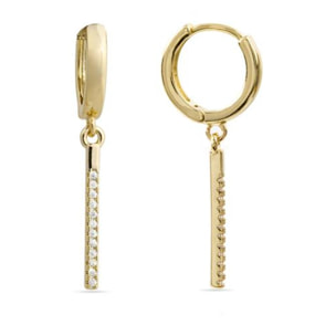 Pendientes Lux by Lux acabadoss en oro 18k