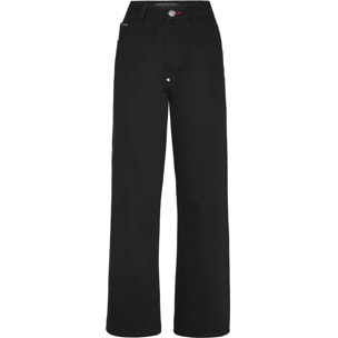 PHILIPP PLEIN Denim Trousers Loose Fit ICONIC PLEIN