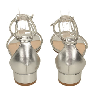 Sandali Donna Tata Italia Argentato