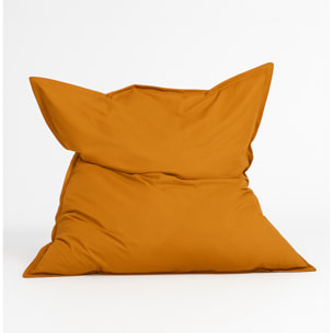 Pouf rectangulaire d'extérieur XXL 180x140cm orange THIES
