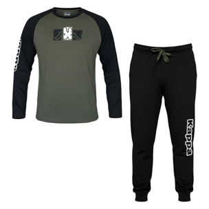 Pigiama Lungo Uomo KAPPA Caldo Cotone Interlock