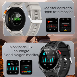 Smartwatch QS35 con IA, oltre 100 modalità sportive, assistente vocale e monitor della salute.