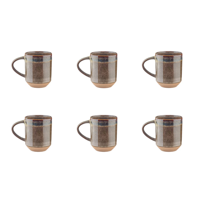 Mug GENESIS 40cl - 6 pièces - Basalte