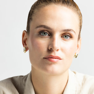 Pendientes Lux by Lux acabados oro 18k