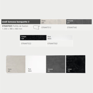 Revêtement TOP prêt-à-poser WEDI Sanoasa 3 stone gris