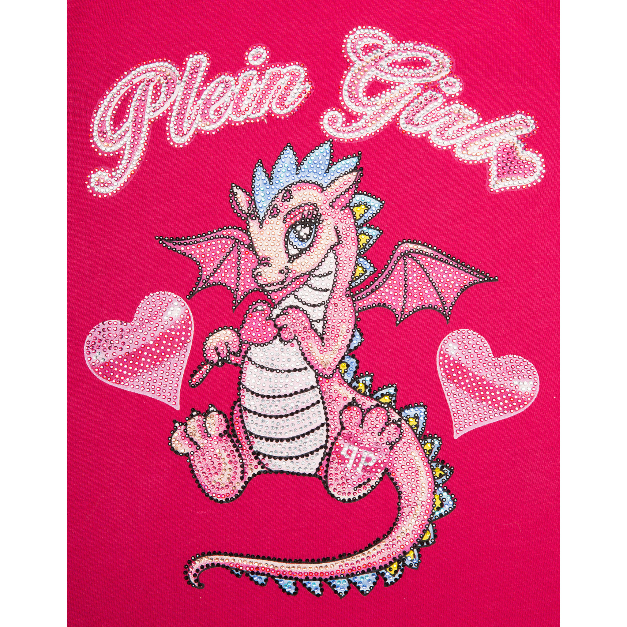 PHILIPP PLEIN T-shirt Round Neck SS Dragon