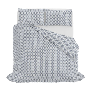 PARURE COPRIPIUMINO ATHENA, 100% Cotone, Made in Italy - RITA GRIGIO