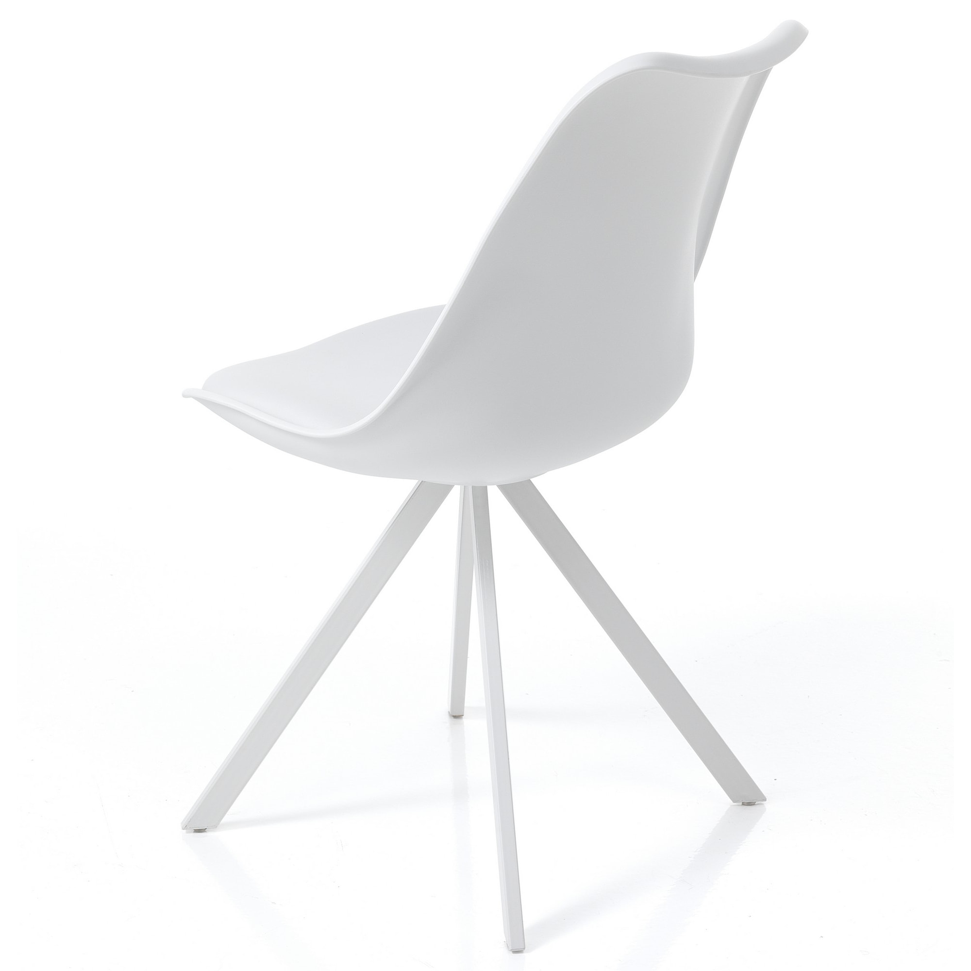 Oresteluchetta Set 4 sedie SMART SLIM WHITE