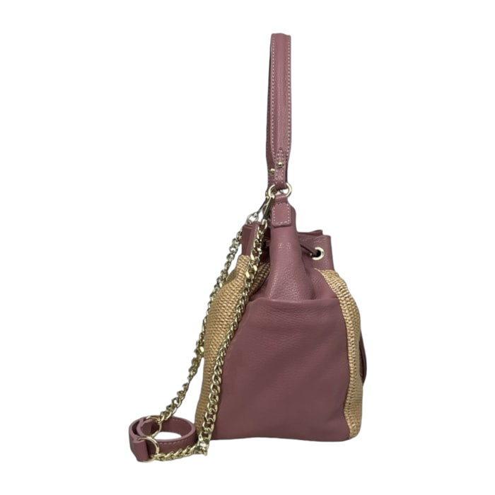 Bolso de hombro Cheval Firenze Creta Rosa Antiguo