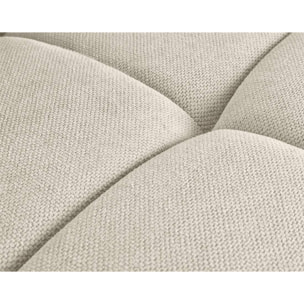 Ray - Ensemble de canapés droits 2+3 places tissu texturé - Beige
