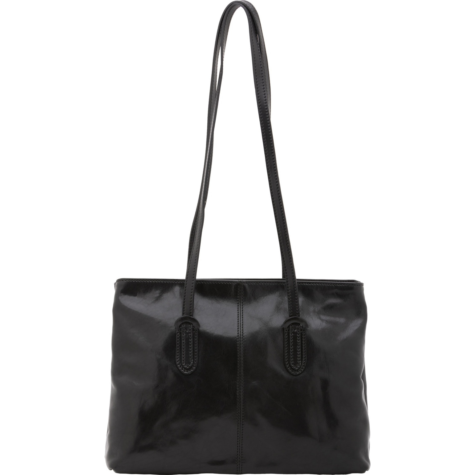 Borsa a spalla da donna - Modello Iduna Lux - Vera pelle - 35.0 x 26.0 x 12.0 cm