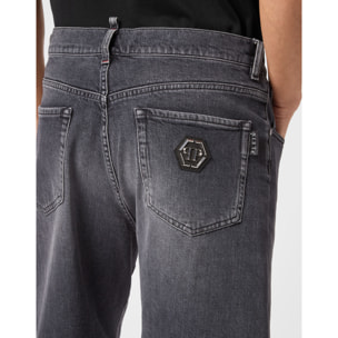PHILIPP PLEIN PANTALONCINI DI JEANS FORMENTERA FIT