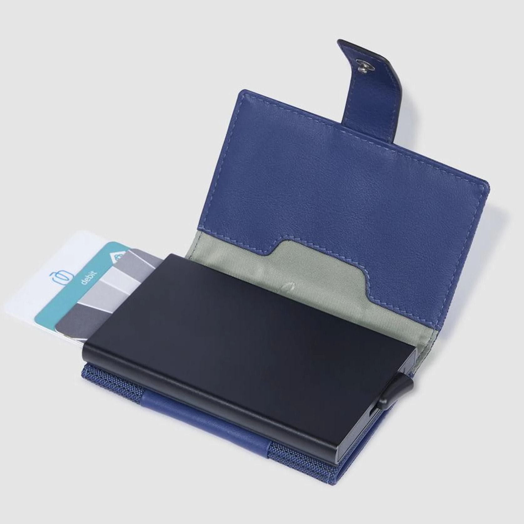 Piquadro Portacarte di credito in metallo