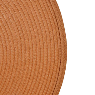 Set de table Tresse terracotta D38xH0,1cm
