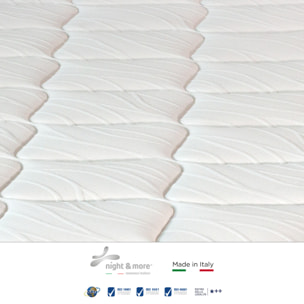 "Elegance Spring" H26 cm 80x190 guanciale Memeory OMAGGIO a molle insacchettate indipendenti , 7 zone a portanza differenziata arrotolato