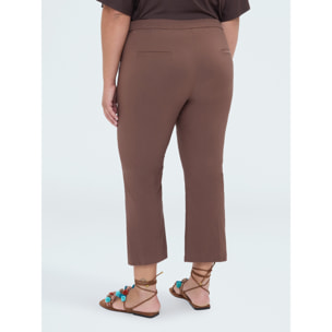 Fiorella Rubino - Pantaloni Kick Flare - Marrone