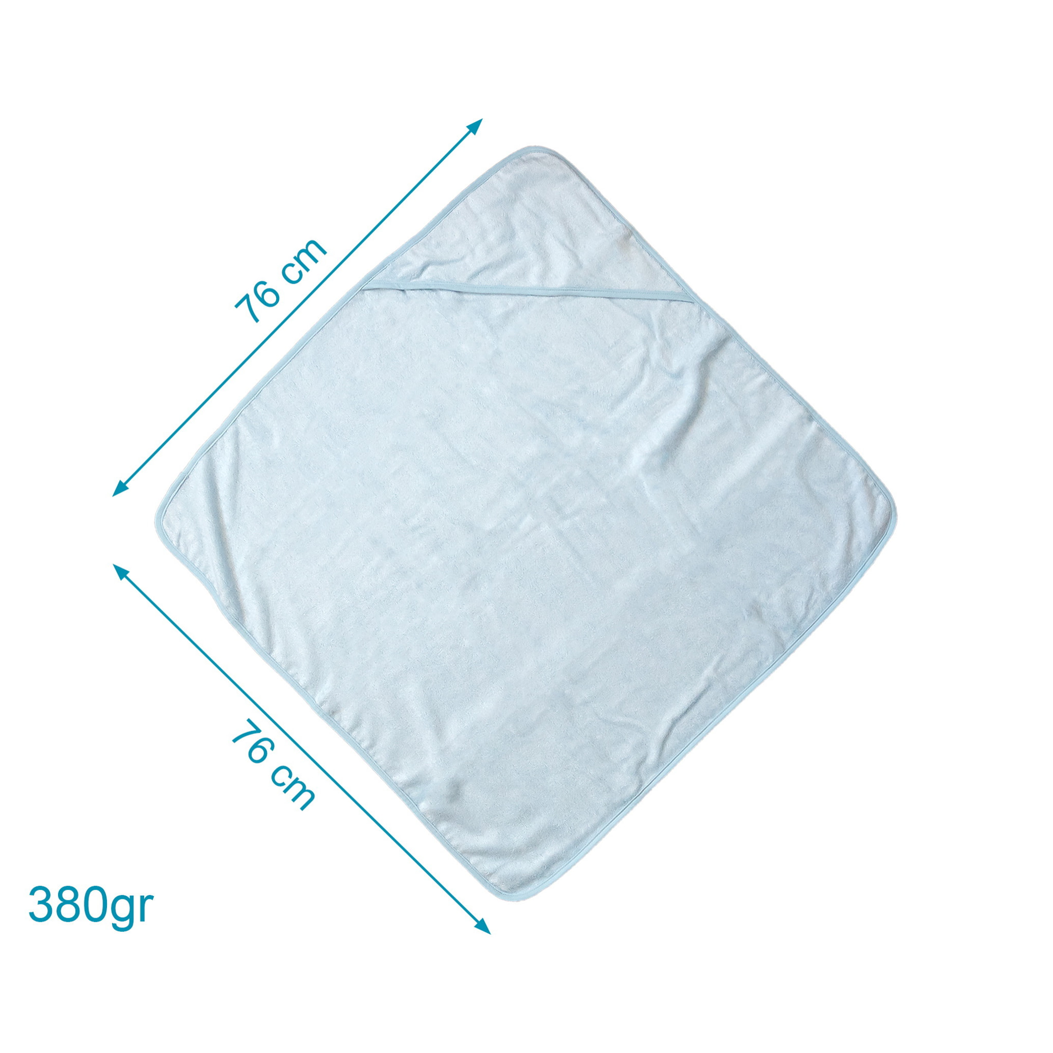 TOALLA DE BAÑO PARA BEBÉS AZUL