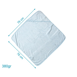 TOALLA DE BAÑO PARA BEBÉS AZUL
