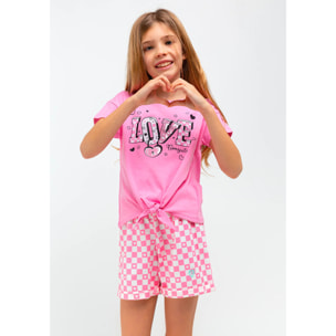 Conguitos - Pantaloni sportivi corti per ragazza