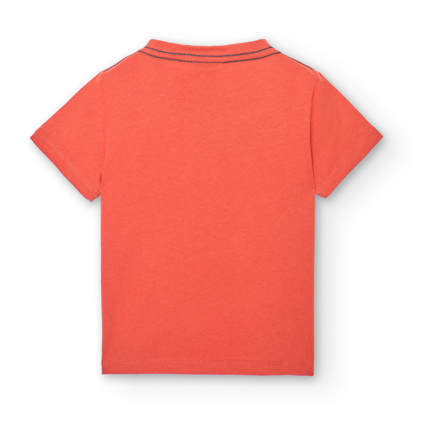 Camiseta niÃ±o estampada, mangas cortas, naranja, 328126