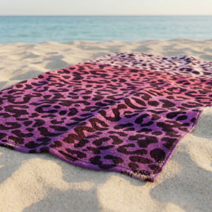 Telo mare in spugna, 90x165 cm, 100% cotone egiziano, morbido e super assorbente, asciugamano spiaggia grande ad asciugatura rapida, fantasia colorata resistente ai lavaggi, ideale per mare piscina vacanze e viaggio
