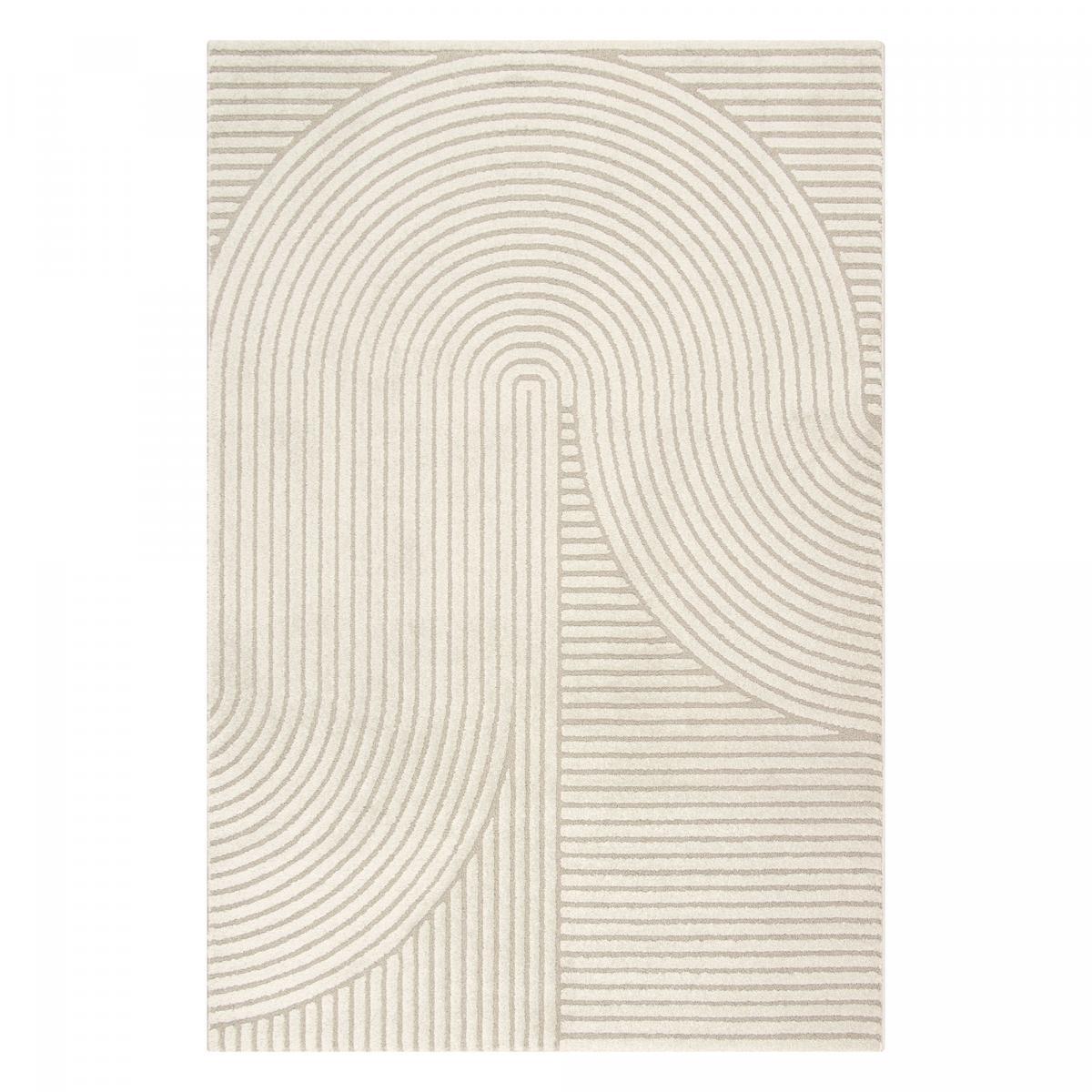 Tapis salon et chambre tissé motif simple JEJU