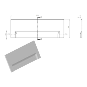 160 cm Laguna Idea Plus tablier de baignoire en acrylique, blanc (IDP1600)