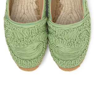 Alpargata plana Kenda Paisley en el paisley de cordela de rayón by ETRO