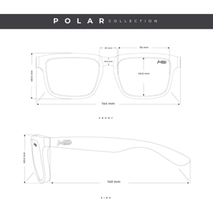 Gafas de Sol Polarizadas The Indian Face Polar Negro para hombre y mujer