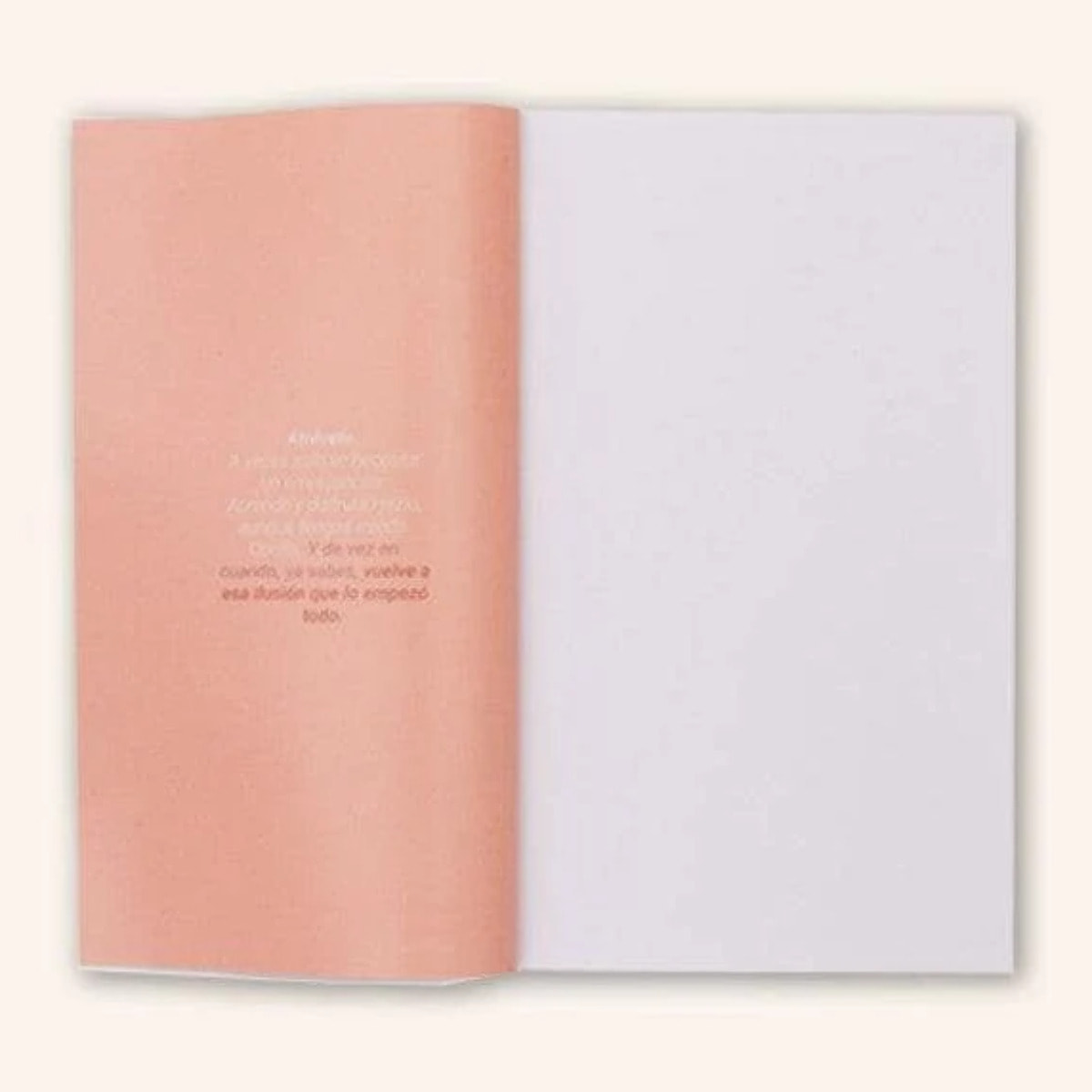 Libreta "Empieza algo nuevo"