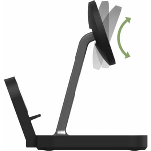 Station d'accueil MOPHIE induction position droite noir