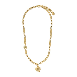 Collar de Circonita Brillante acabado en oro amarillo de 18K