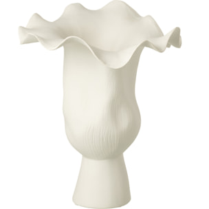 J-Line vase Helix - céramique - blanc -