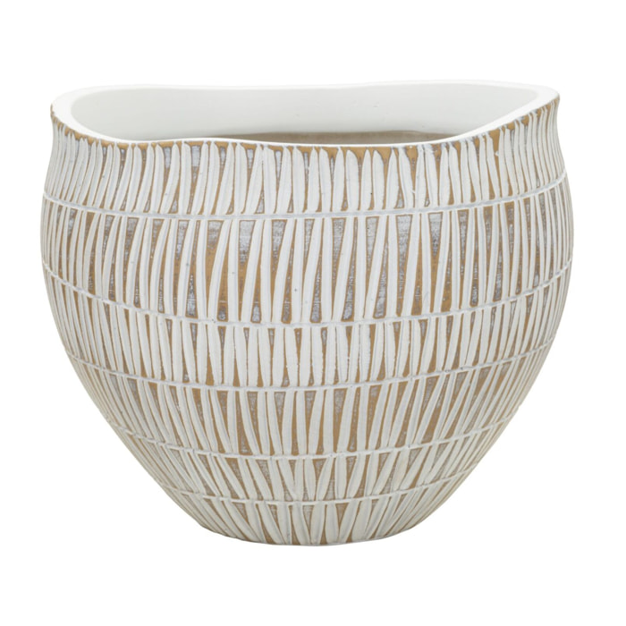 CACHEPOT RESINA STIKY CM Ø 26X20,5