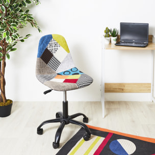 Chaise De Bureau Patchwork - Lot De 2