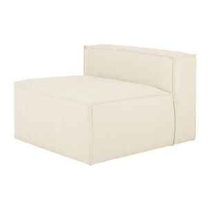 Fauteuil couleur blanc cassé de 110x90cm Hauteur: 70 Longueur: 110 Largeur: 90