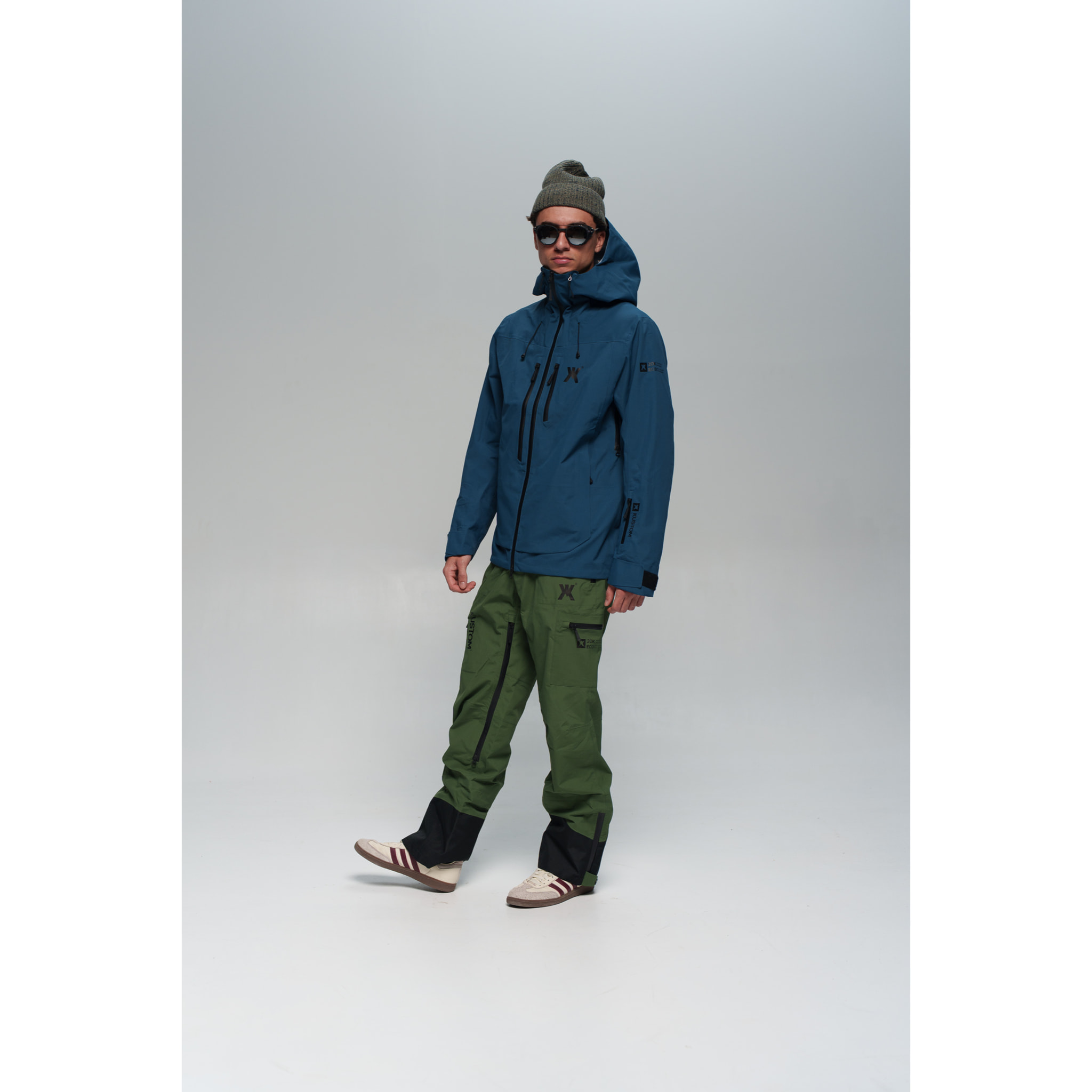 Chaqueta AQUILO KUSTOM verde oscuro