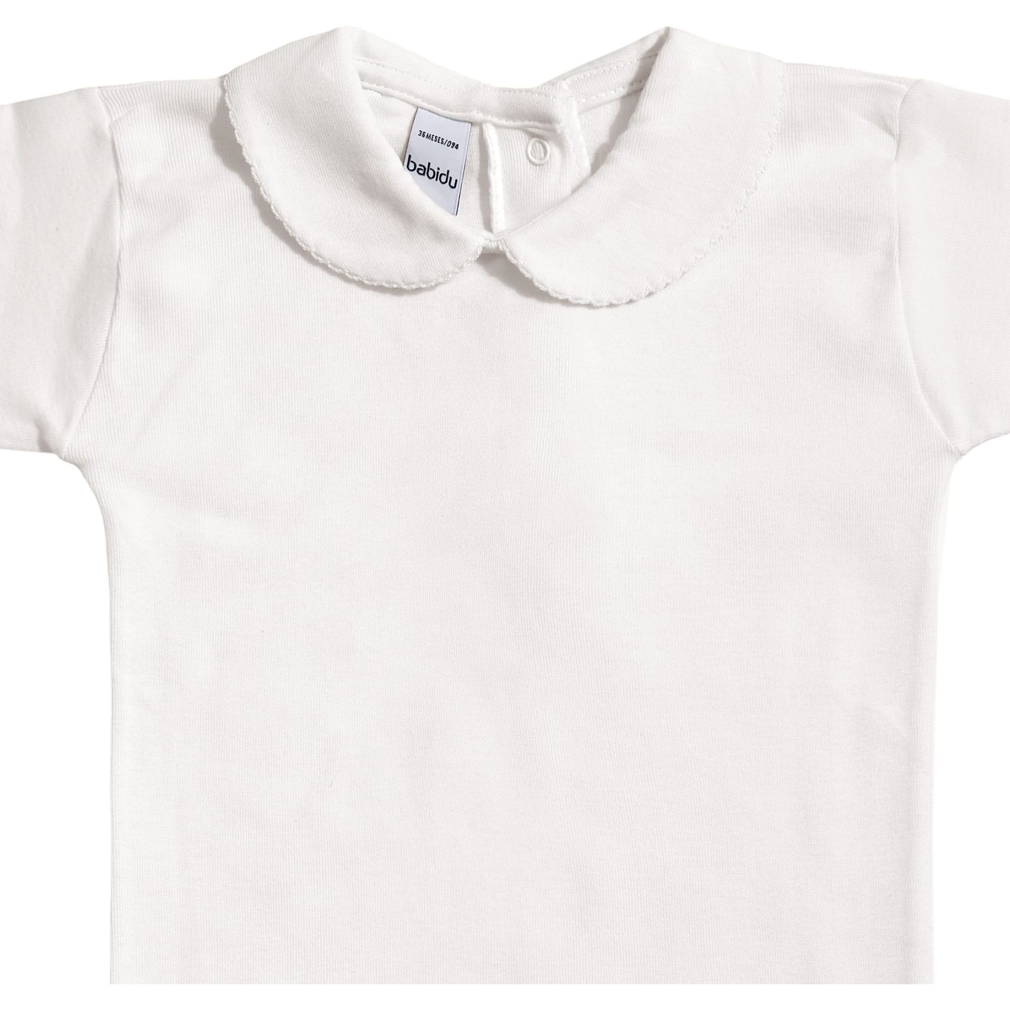 Body bebé manga corta con cuello