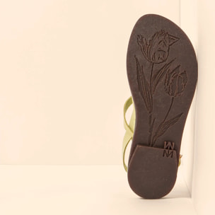 Sandalias N5694 SOFT NAPPA LIME / TULIP color Lime