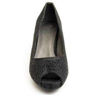 Zapato de tacón - Negro - Altura: 6 cm