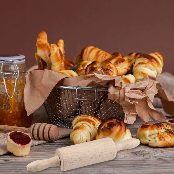 Mini rouleau à pâtisserie en bois 23 cm Zenker