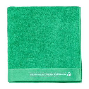 Toalla 70x140 algodón orgánico 450gsm verde benetton