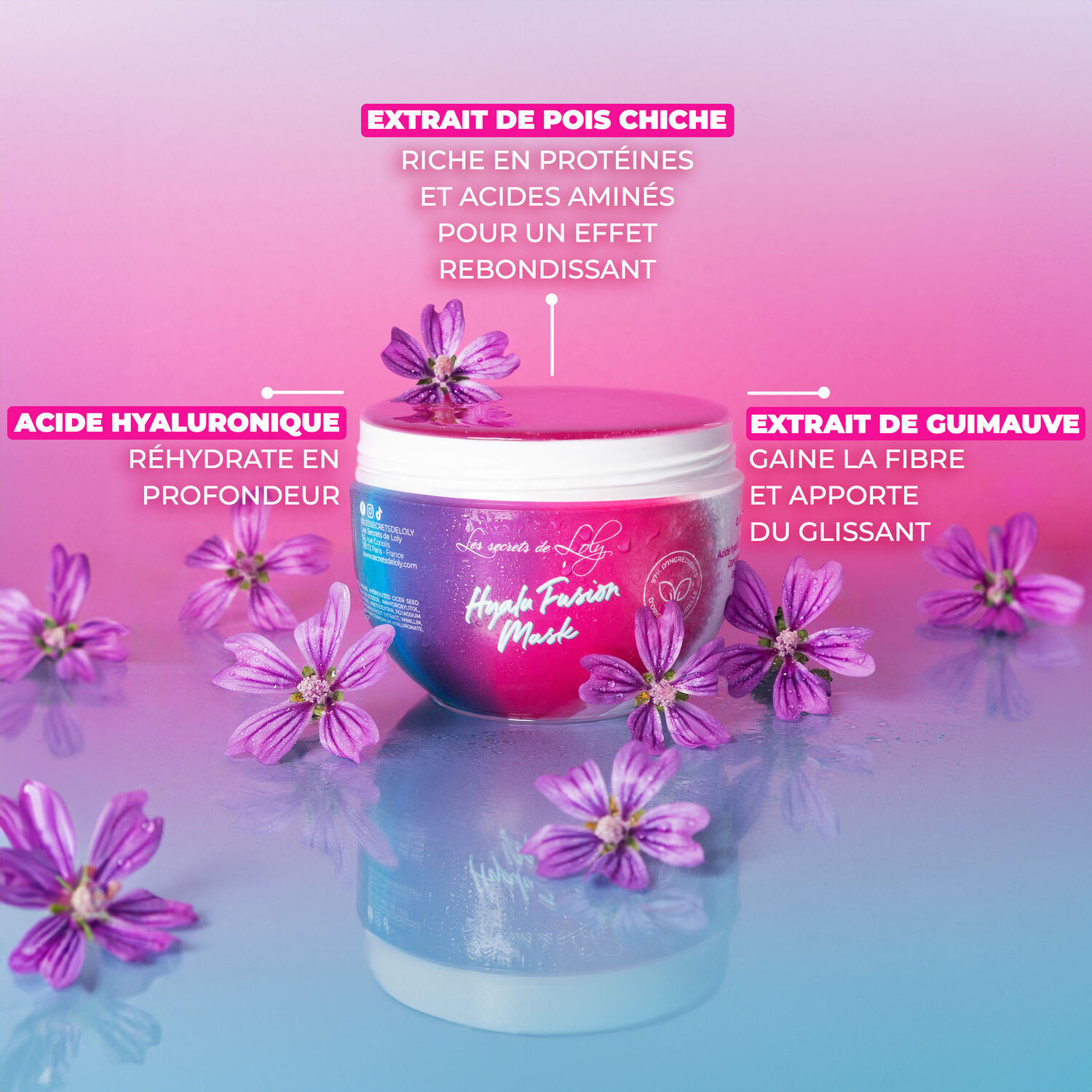 Hyalu Fusion Mask - Masque Activateur de Boucles 300ml